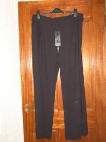 M&S Black Autograph Trousers - Size 18