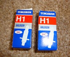 Halogen H1 Bulbs X 2