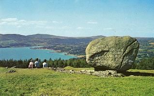 Cloghmore Stone Rostrevor Co Down Postcard