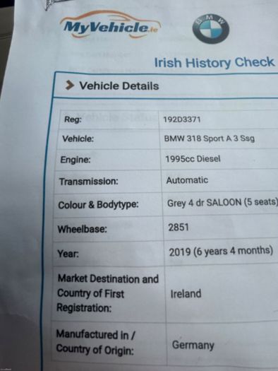 BMW 3 Series 2019