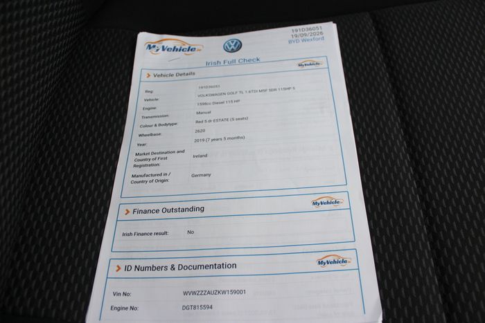 Volkswagen Golf 2019