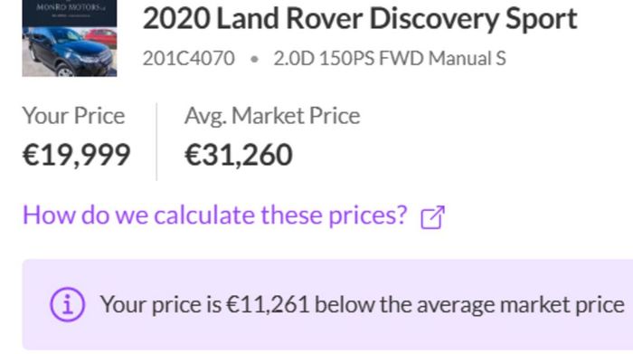 Land Rover Discovery Sport 2020