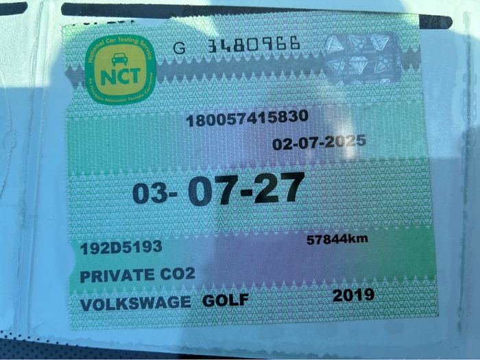 Volkswagen Golf 2019