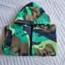 DKNY | Size 98-104 (3-4 years) | Camo Zip-Up Hoodie in Green & Blue Image 2