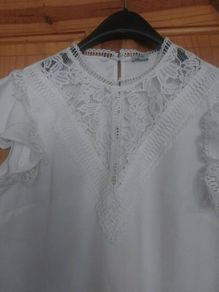 River Island vintage style lace top (free post)