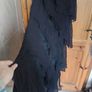 Coast black bandeau silk maxi dress  (free postage) Image 3