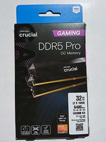 Crucial Pro Ddr5 Ram 32gb Kit (2x16gb) 6400mhz Cl32 (amd Expo & Intel Xmp 3.0)