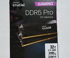 Crucial Pro Ddr5 Ram 32gb Kit (2x16gb) 6400mhz Cl32 (amd Expo & Intel Xmp 3.0)