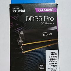 Crucial Pro Ddr5 Ram 32gb Kit (2x16gb) 6400mhz Cl32 (amd Expo & Intel Xmp 3.0)