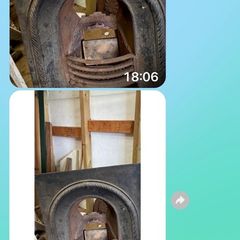 Fire Inserts  Cast Iron.   X 2