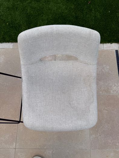 Set of 4 Kave Home Zahara Beige Bar Stools