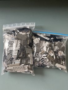 LEGO black tile pieces