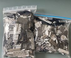 LEGO black tile pieces