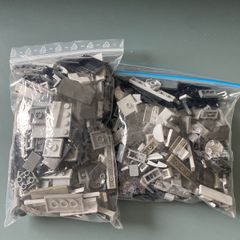LEGO black tile pieces