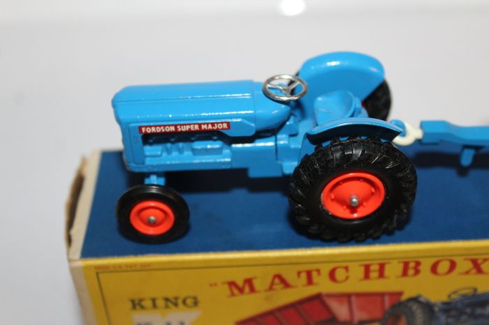 Rare Matchbox Lesney Fordson Tractor & Tipping Trailer Vintage Boxed