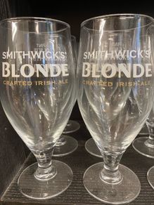 Smithwicks beer Official Pint Glasses brand new