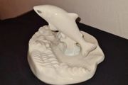 Belleek Seventh Period Salmon Leap Figure c.1980-1992