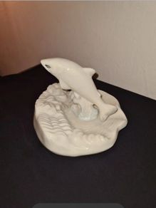 Belleek Seventh Period Salmon Leap Figure c.1980-1992