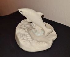 Belleek Seventh Period Salmon Leap Figure c.1980-1992