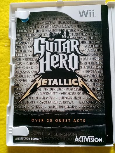 Guitar Hero Metallica Nintendo Wii games Original