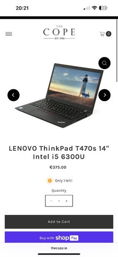Lenovo ThinkPad T470s