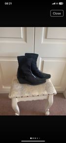 KMB black sock boot - size 42