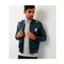 Dark Green Bomber Jacket with Patches Image 3