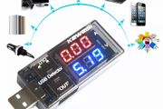 Usb current voltage detector