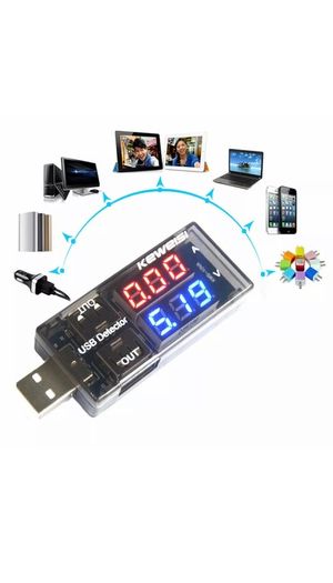 Usb current voltage detector