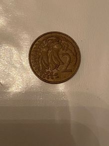 1967 New Zealand 2 cents