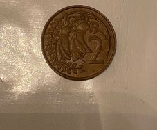 1967 New Zealand 2 cents
