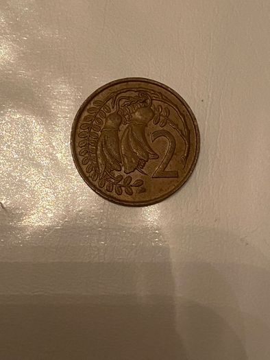 1967 New Zealand 2 cents