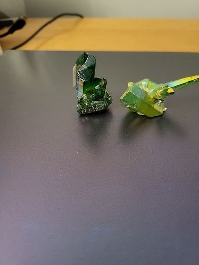 Aura quartz Crystals