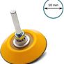 Glass Polish 12001 | Hook and Loop Backing Pad, Spindle Pad for Drill | Thread M6 with Universal Drill attachment | 50mm Image 7