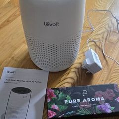 Levolt Core Mini True HEPA Air Purifier + Pure Aroma scents