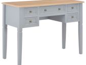 Writing Desk Grey 109.5x45x77.5 cm Wood