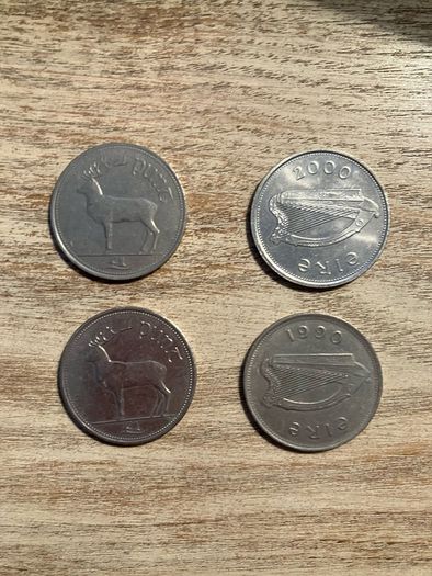 Irish 1 Pound Coins