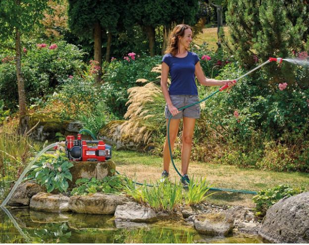 Einhell Aquinn Cordless Garden water Pump 18/30 F LED Power X-Change 18V Maximum 3000L/h Flow Rate