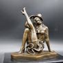 Cabaret Performer - Bronze, Marble, Signed Image 3
