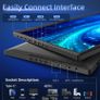 15.6 Inch Portable Monitor - Brand new-Slim - Movable Leg Image 7