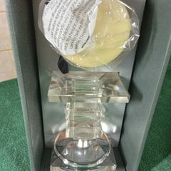 Newgrange Glass Candle Holder + Candle
