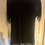 Canda Black fringe slogan top size M UK14/16 EU42/44 Postage included Image 3