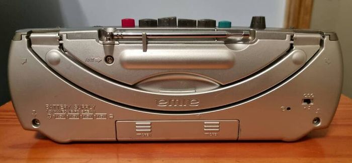 Aiwa CS-P500, Super slim boombox from 2000, as new, with power adapter.