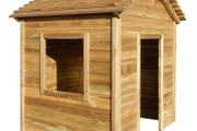Outdoor Playhouse 123x120x146 cm Pinewood