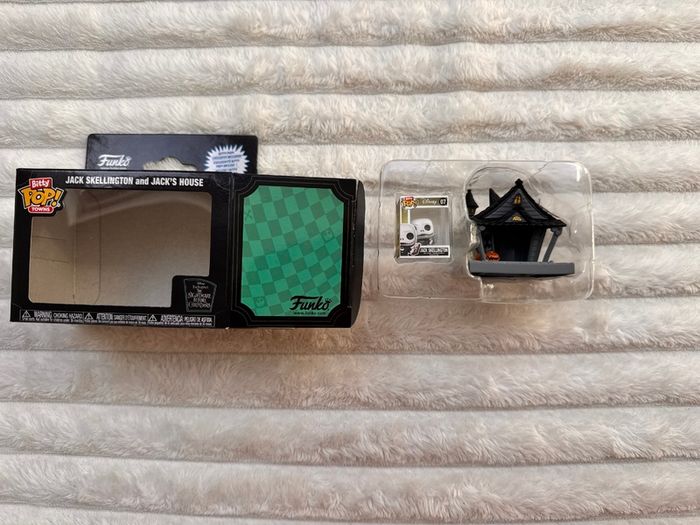 Funko Bitty Pop Towns Jack Skellington and Jack's House Opened Box Please see photos