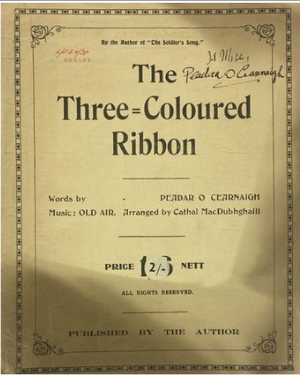 Peadar Kearney Signed Music