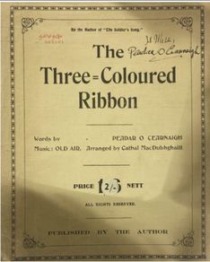 Peadar Kearney Signed Music