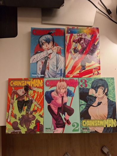 Chainsaw man manga vol. 1 - 5 brand new