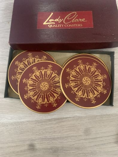 Vintage Lady Clare boxed coasters