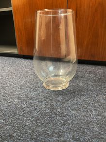 Large glass vase